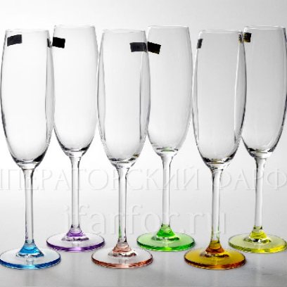 Набор фужеров для шампанского Арлекино 6/6 GASTRO