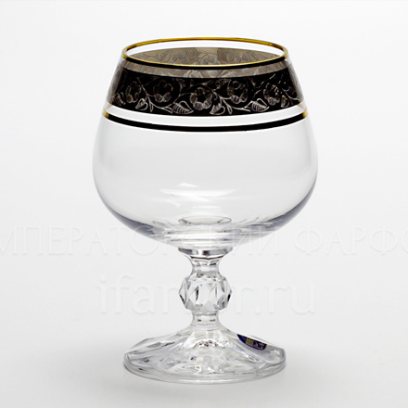 Бокал для бренди Цветочный орнамент Клаудиа STERNA