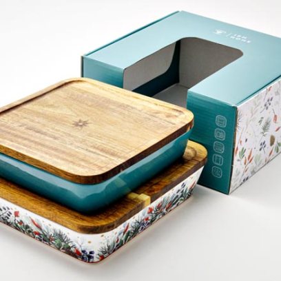 Набор квадратных форм для запекания Календа зеленый 2/4 Стандартная