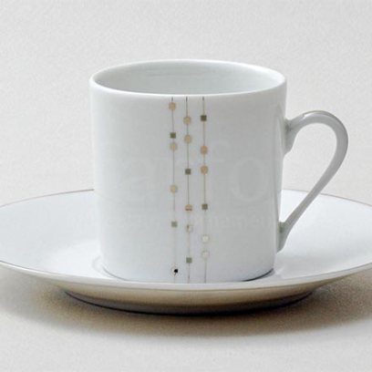 Чашка с блюдцем кофейная «Carrousel» 1/2