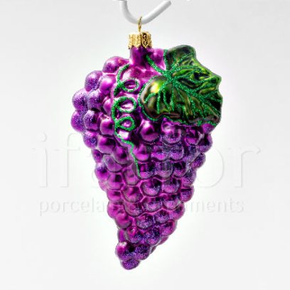 Елочная игрушка «Виноград красный»