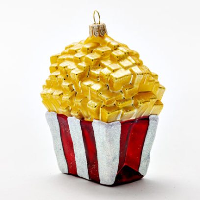 Елочная игрушка «Картошка фри»
