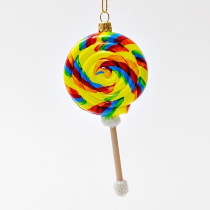 Елочная игрушка второй сорт «Леденец радужный»