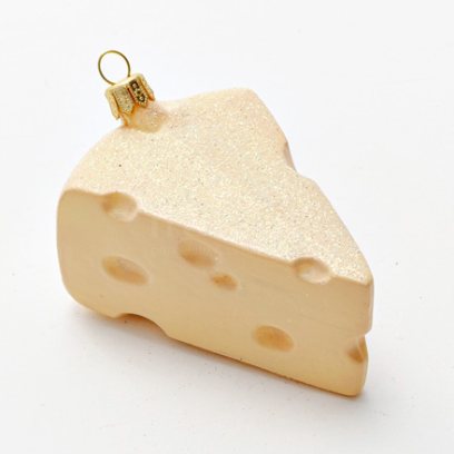Елочная игрушка «Швейцарский сыр»