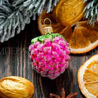 Елочная игрушка Малина