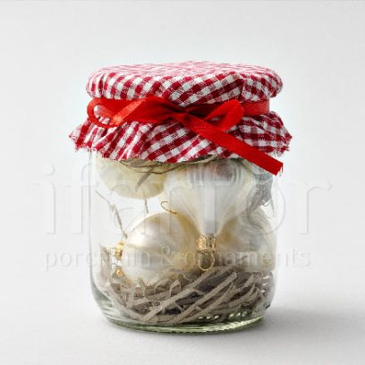 Елочная игрушка «Чеснок в банке»