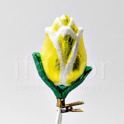 Елочная игрушка «Тюльпан Желтый»