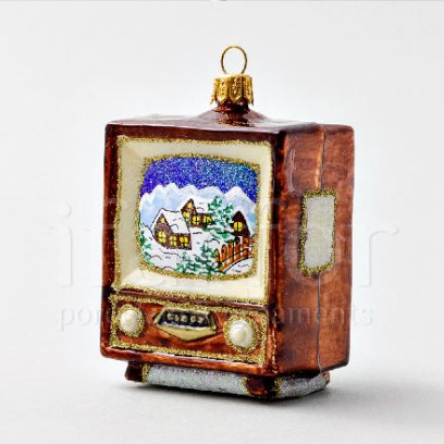 Елочная игрушка второй сорт «Ретро Техника. Телевизор»