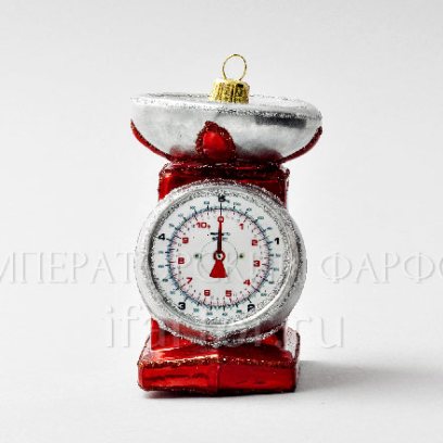 Елочная игрушка «Ретро Техника. Кухонные весы»