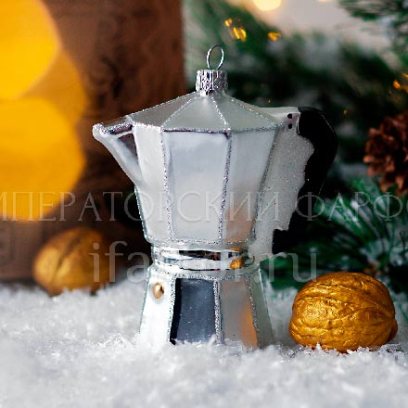 Елочная игрушка Кофеварка