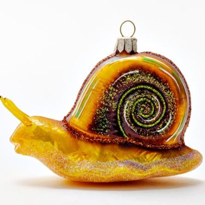 Елочная игрушка «Улитка»