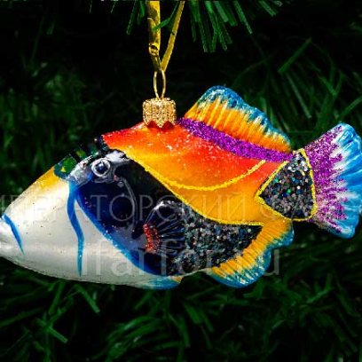 Елочная игрушка Рыба-тигр