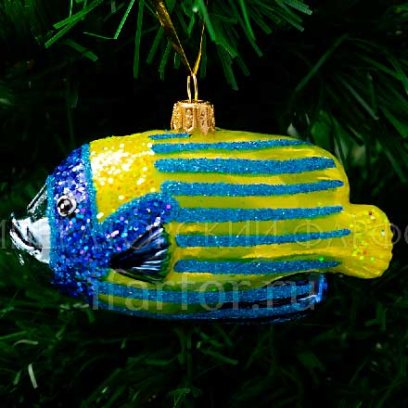 Елочная игрушка «Императорская рыба-ангел»