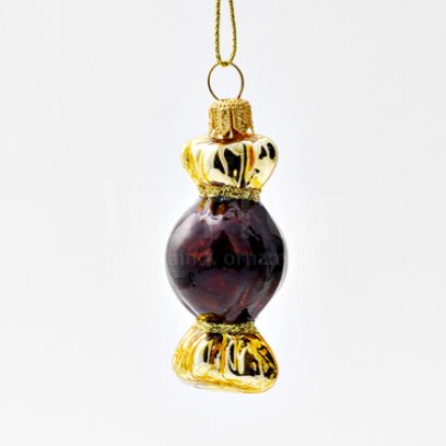 Елочная игрушка «Маленькая шоколадная конфетка»