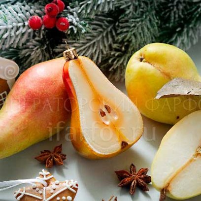 Елочная игрушка «Груша»