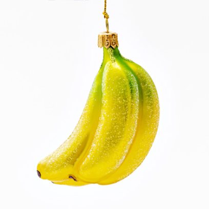Елочная игрушка «Бананы»