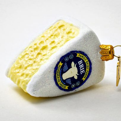 Елочная игрушка «Сыр Brie»