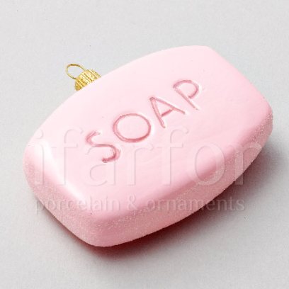 Елочная игрушка «Мыло розовое»