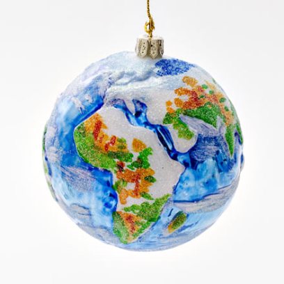 Елочная игрушка Планета Земля