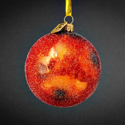 Елочная игрушка Планета Марс