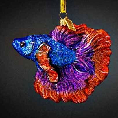 Елочная игрушка «Бойцовская рыбка»