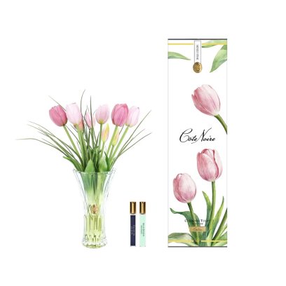 Аромадиффузор «Розовый» Форма: Charente Tulip. Стекло. 100 x 200 мм.