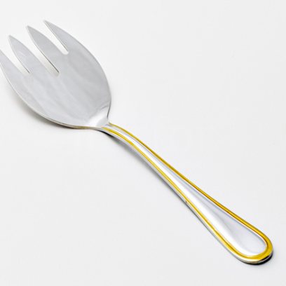 Столовый прибор для рыбы Рапсодия с декоративным покрытием Вилка для раскладки рыбы