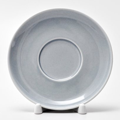 Блюдце «Акварель (светло-серый)»
