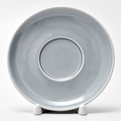 Блюдце «Акварель (темно-серый)»