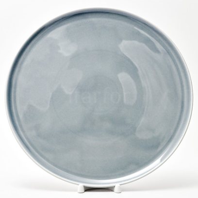 Блюдо для пиццы «Акварель (темно-серый)»