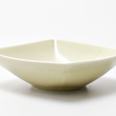 Салатник квадратный «Акварель (бежевый)»