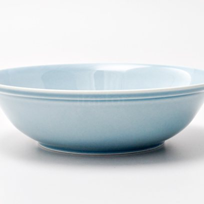 Салатник «Акварель (голубой)»