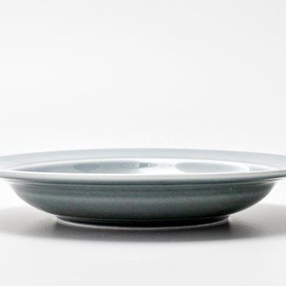 Тарелка глубокая «Акварель (темно-серый)»