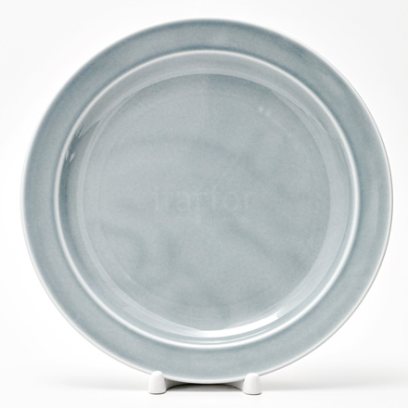 Тарелка мелкая «Акварель (темно-серый)»