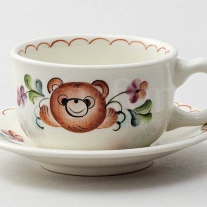 Чашка с блюдцем детская «Малышка (мишка)» 1/2
