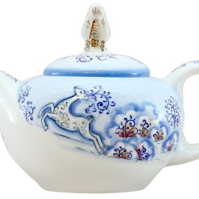 Чайник «Зимняя сказка» Керамика. 225 x 140 мм.