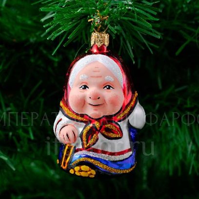 Елочная игрушка «Бабка»