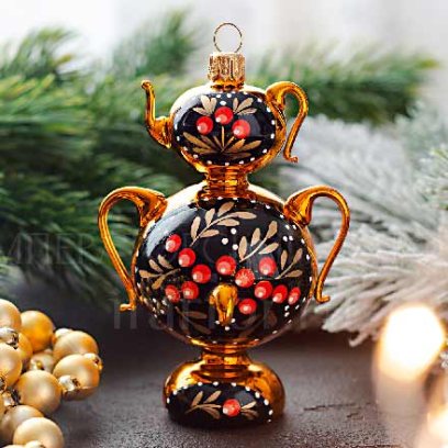 Елочная игрушка «Самоварчик»
