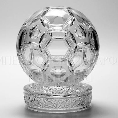 Хрустальная композиция «Мяч на низкой подставке»