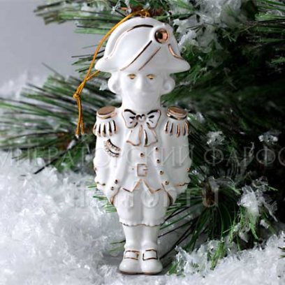 Елочная игрушка Щелкунчик большой Щелкунчик рельефный