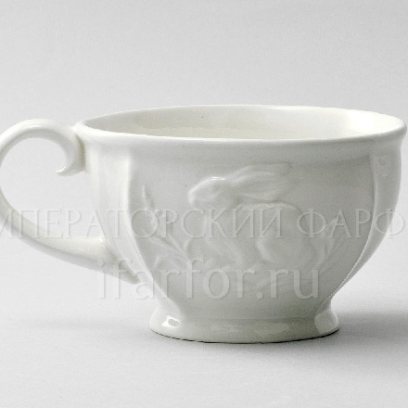 Чашка чайная «Рельеф Охотничий Ivory»