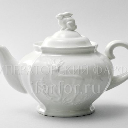 Чайник заварочный «Рельеф Охотничий Ivory»