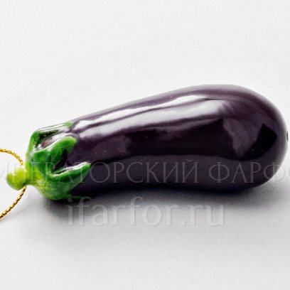 Елочная игрушка Баклажан мини
