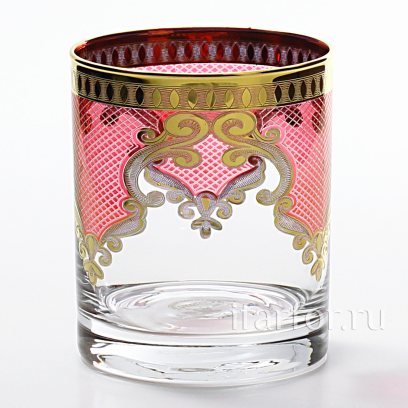 Набор стаканов для виски «Шёлк красный» 6/6