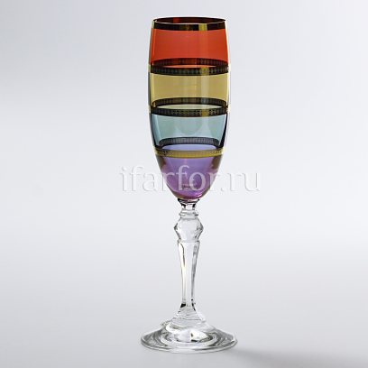 Набор бокалов для шампанского «Джаз» 6/6