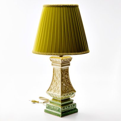 Лампа настольная Орнаментальная зеленая