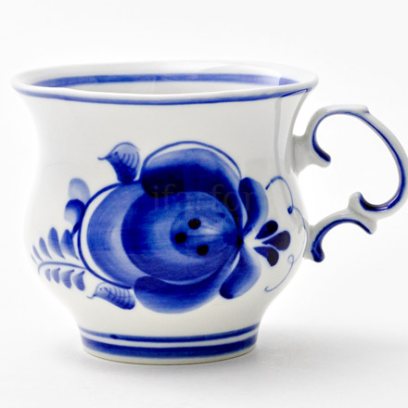 Чашка чайная Гжель Бутон