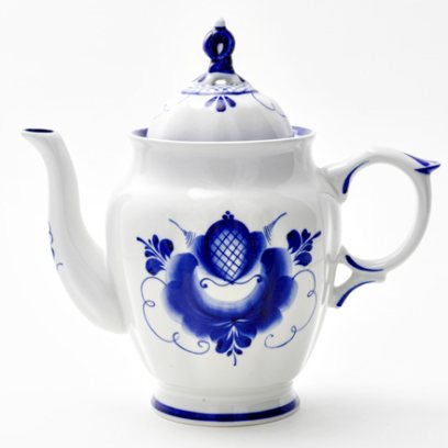 Чайник заварочный «Гжель роза»
