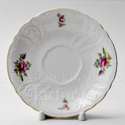 Блюдце чайное «Бернадотт Мейсенский букет»