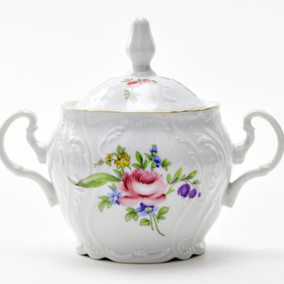 Сахарница «Бернадотт Мейсенский букет»